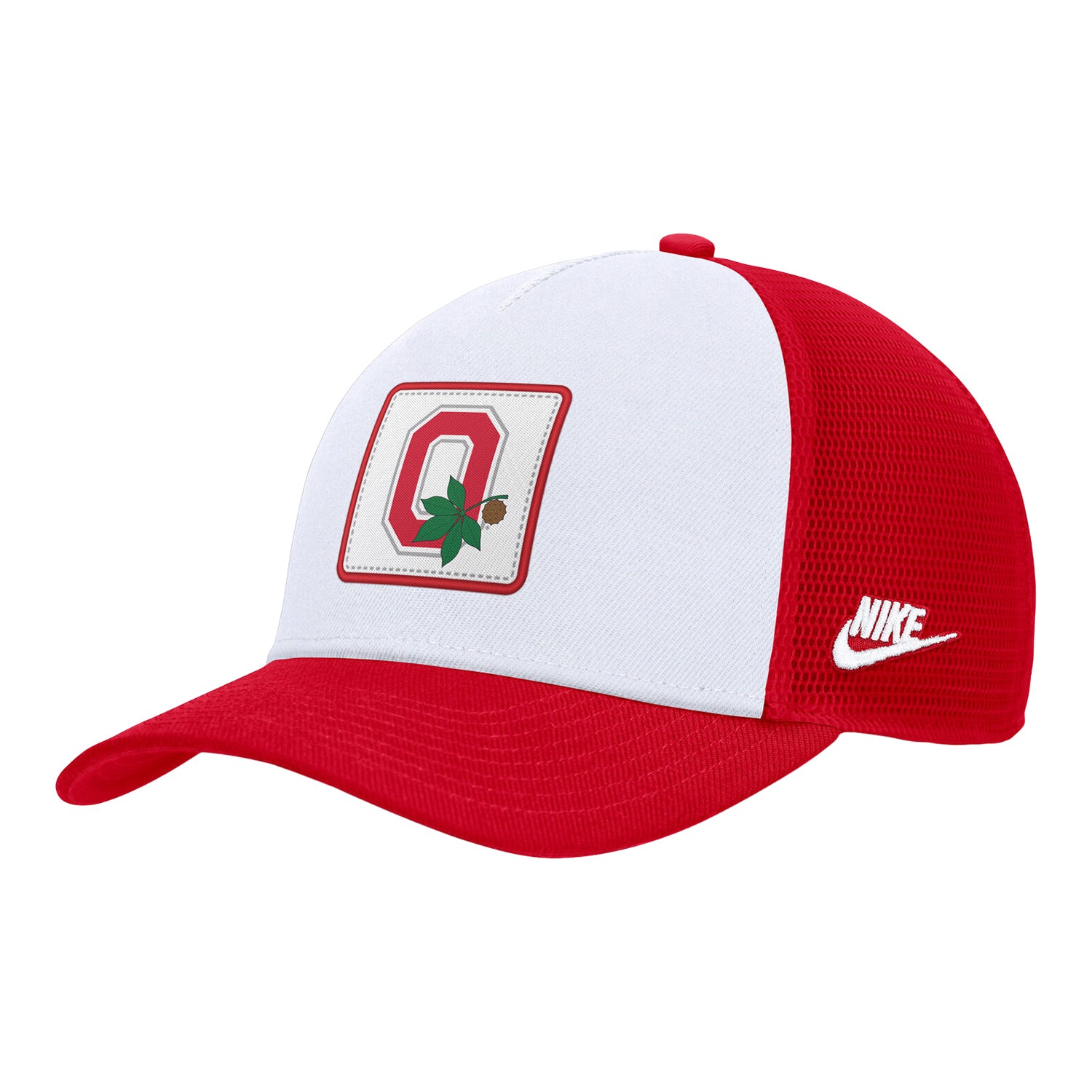 Ohio State Buckeyes Nike Legacy Rise Patch Hat - Front Left View