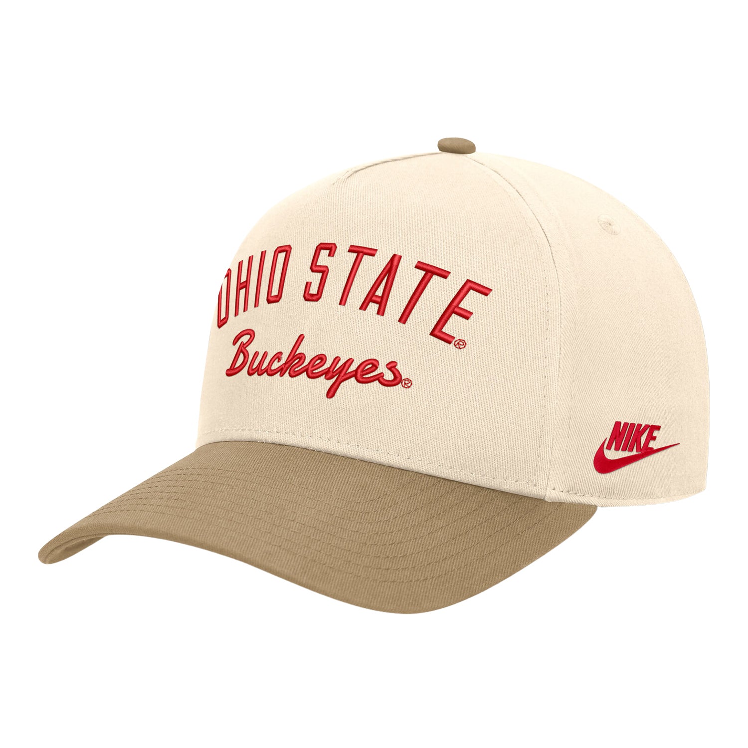 Ohio State Buckeyes Nike Legacy Two-Tone Script Hat - Front Left View