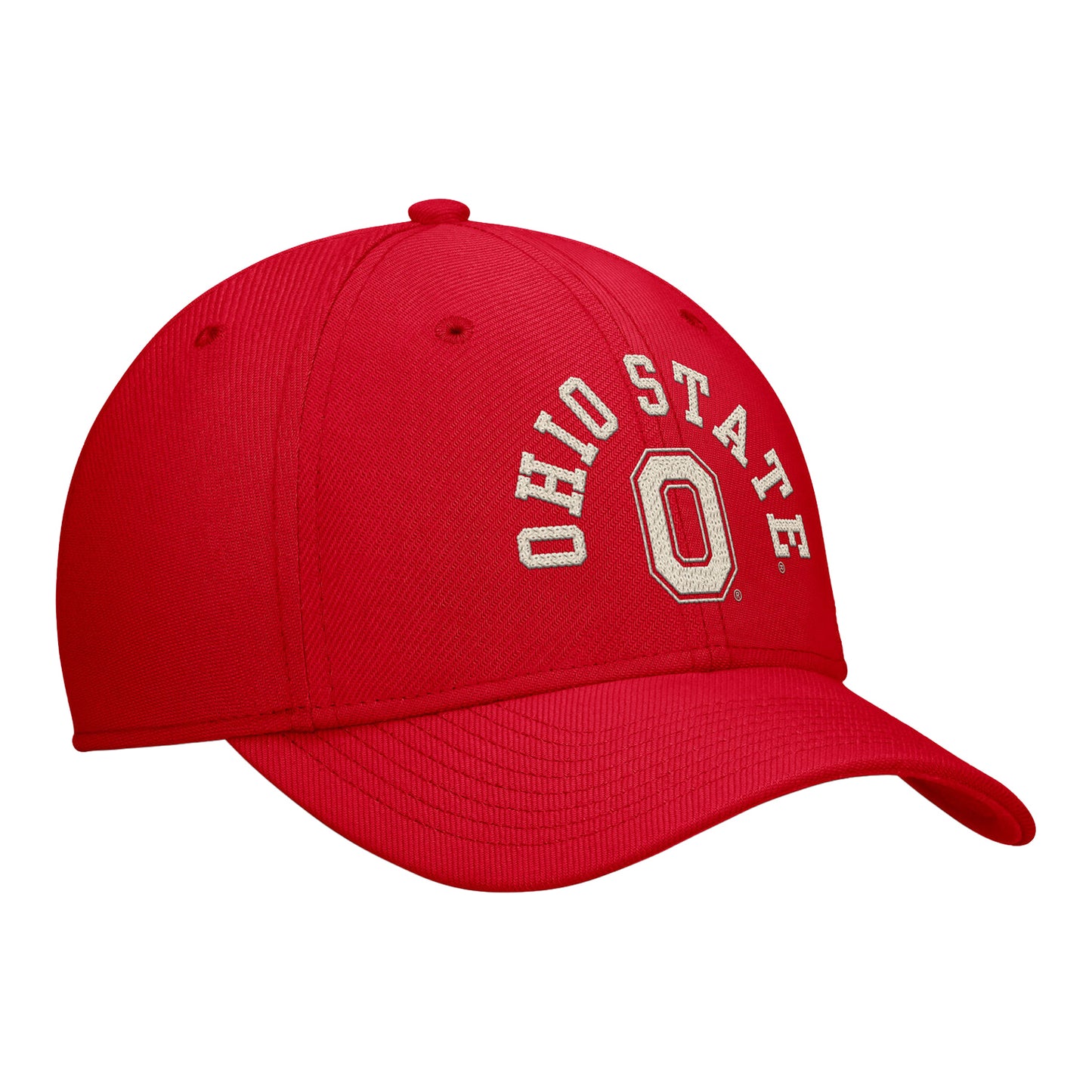 Ohio State Buckeyes Nike Dri-FIT Swooshflex Hat - Front Right View
