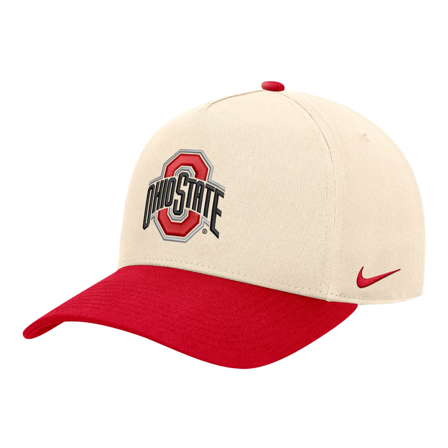 Ohio State Buckeyes Nike Performance A-Frame Hat - Front Left View