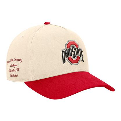 Ohio State Buckeyes Nike Performance A-Frame Hat - Front Right View