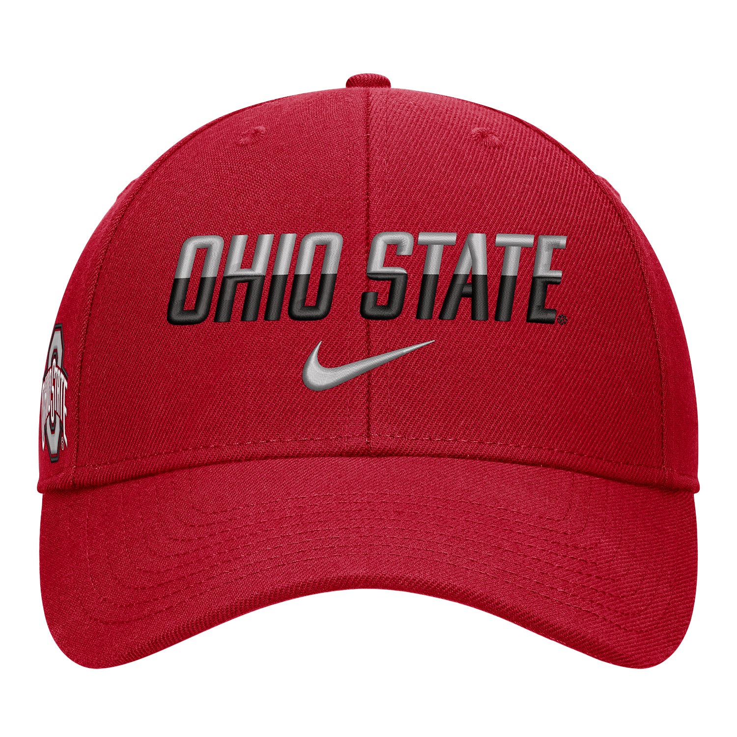 Ohio State Buckeyes Nike Gameday Rise Hat - Front View