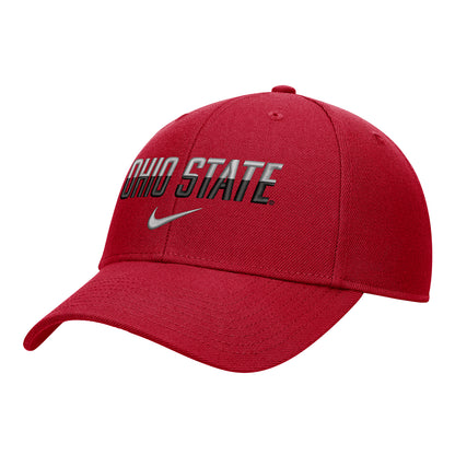 Ohio State Buckeyes Nike Gameday Rise Hat - Front Left View