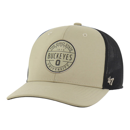 Ohio State Buckeyes 47 Brand Brrr Patch Trucker - Front