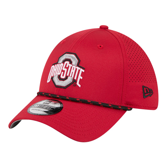 Ohio State Buckeyes New Era Performance Rope 3930 Flex - Front Left