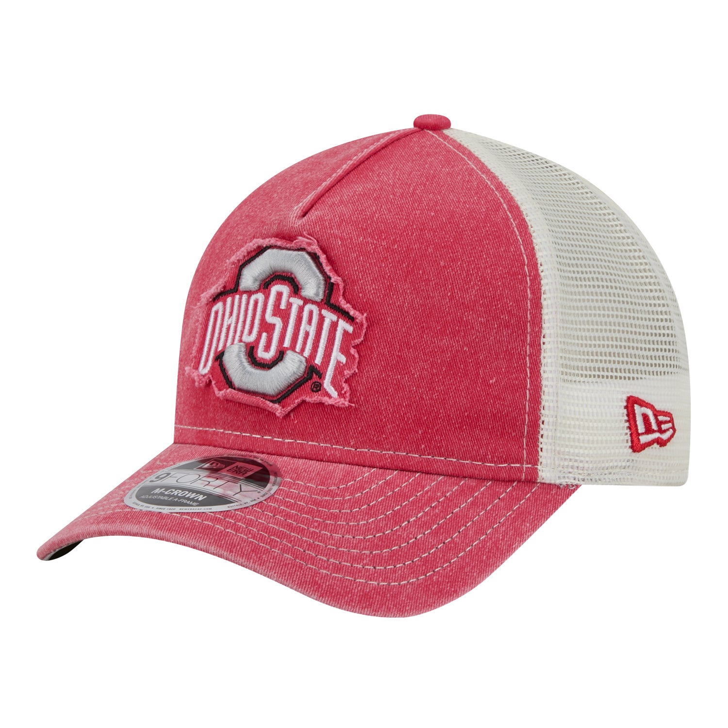 Ohio State Buckeyes New Era Fan Frayed 940MC - Front Left
