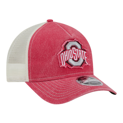 Ohio State Buckeyes New Era Fan Frayed 940MC - Front Right