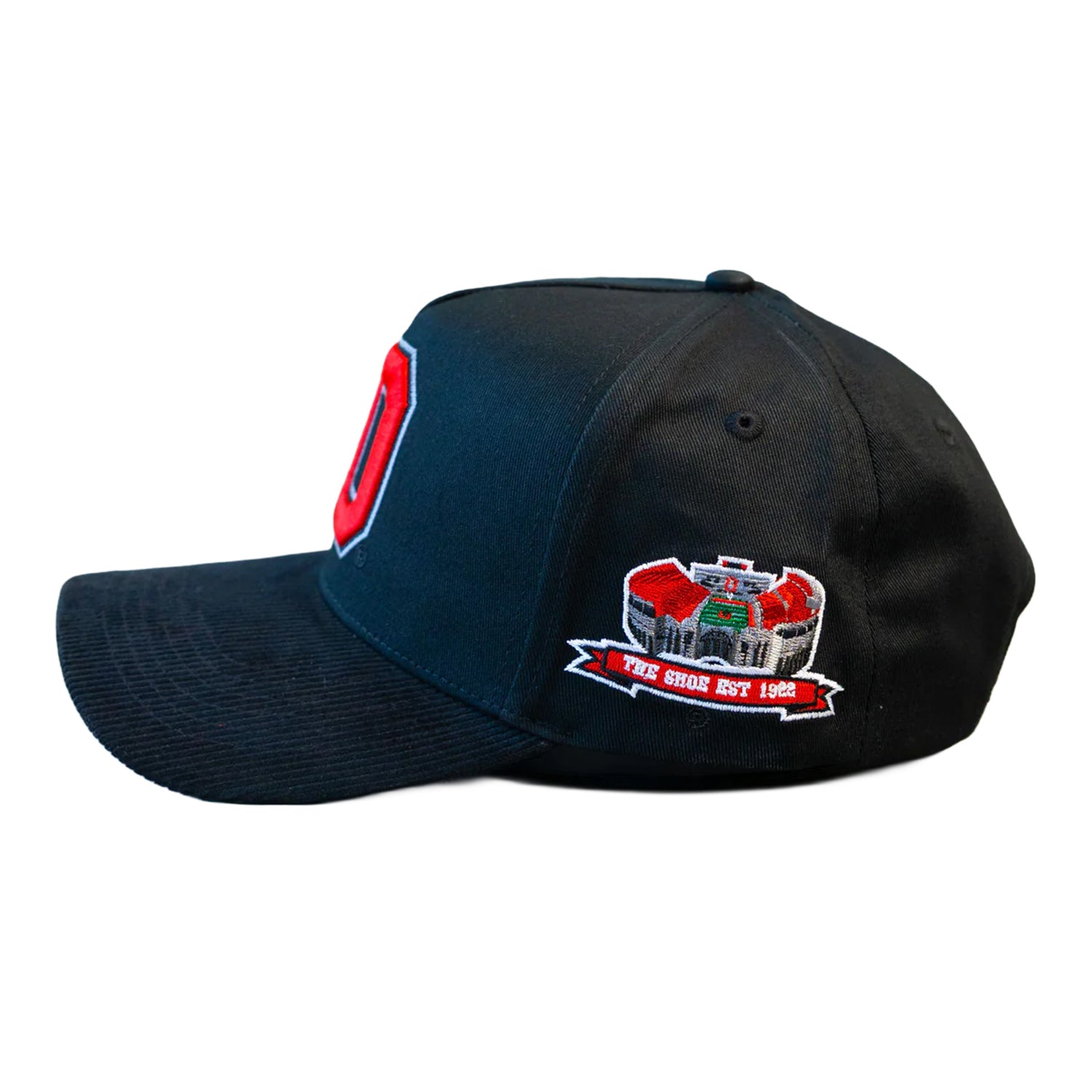 Ohio State Woodn Grail Corduroy "The Shoe" Snapback - Left View