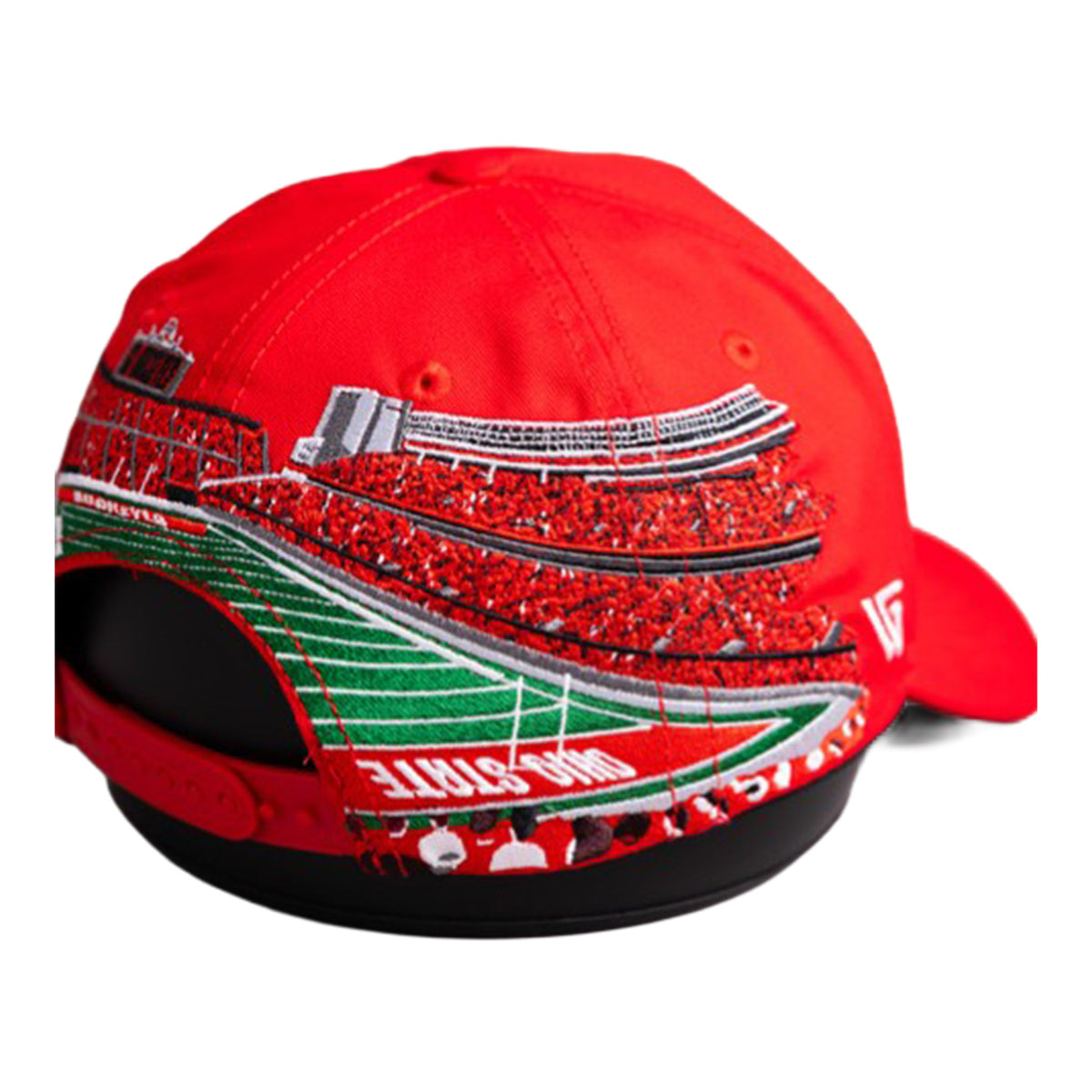 Ohio State Woodn Grail Stadium Art Snapback