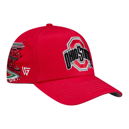 Ohio State Woodn Grail Stadium Art Snapback