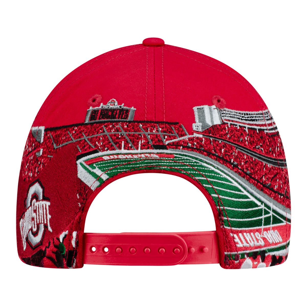 Ohio State Woodn Grail Stadium Art Snapback