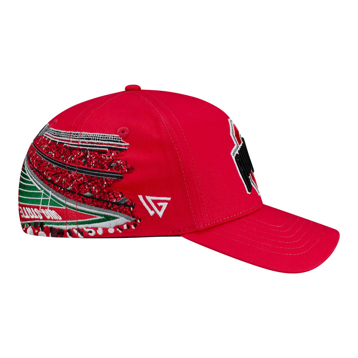 Ohio State Woodn Grail Stadium Art Snapback