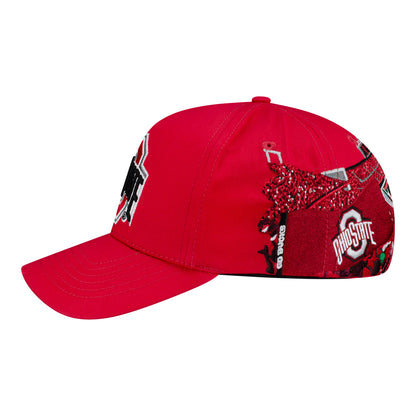 Ohio State Woodn Grail Stadium Art Snapback