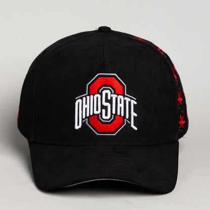Ohio State Woodn Grail Blackout Helmet Snapback