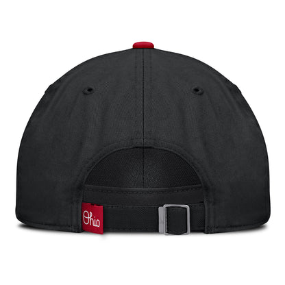 Ohio State Buckeyes Nike Club Helmet Hat In Black - Back View