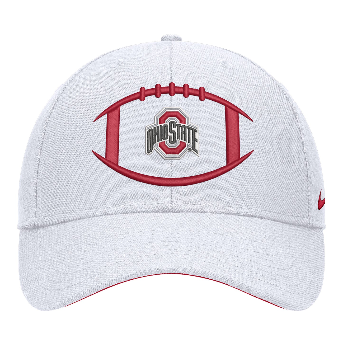 Ohio State Buckeyes Nike Dri-Fit Club Football Hat - Front