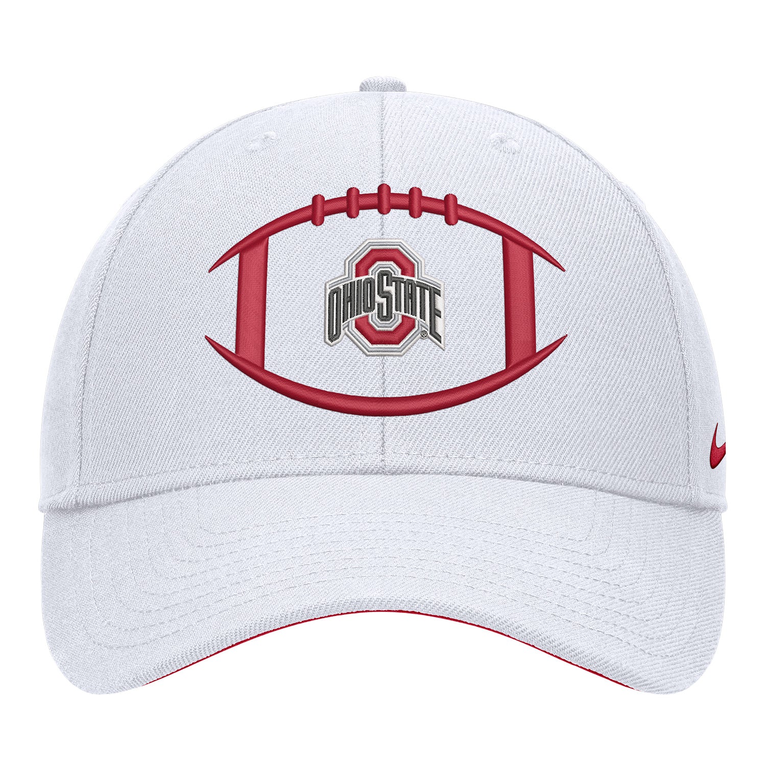 Ohio State Buckeyes Nike Dri-Fit Club Football Hat - Front