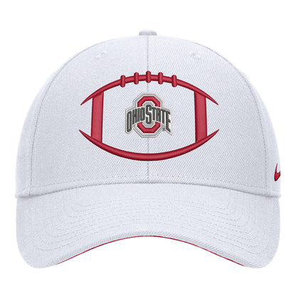 Ohio State Buckeyes Nike Dri-Fit Club Football Hat - Front