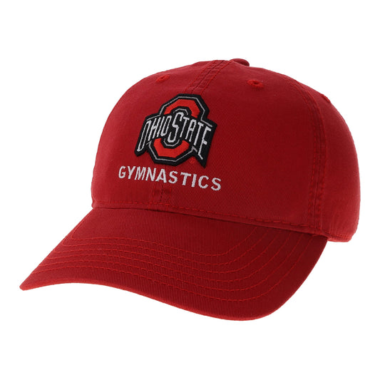 Ohio State Buckeyes Gymnastics Adjustable Hat - Front View