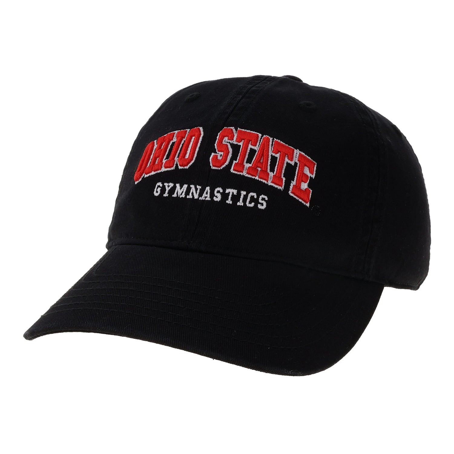 Ohio State Buckeyes Gymnastics Wordmark Adjustable Hat - Front View