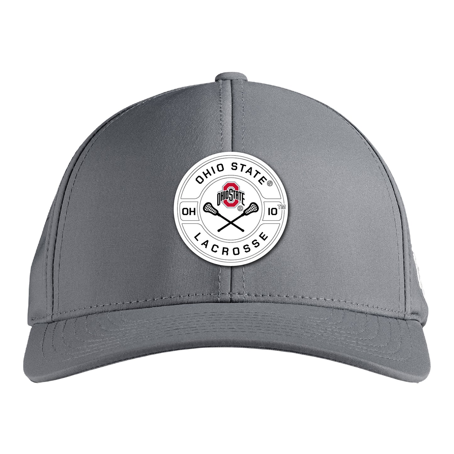 Ohio State Buckeyes Branded Bills Lacrosse Patch Hat - Front View