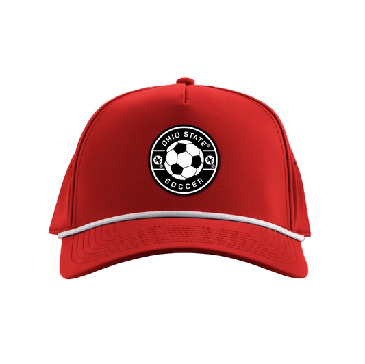 Ohio State Buckeyes Soccer Red Rope Hat