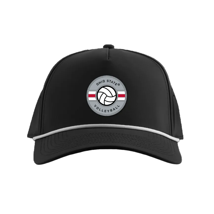 Ohio State Buckeyes Black Volleyball Rope Hat