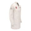 Ohio State Player Jacket - In White - Angled Right View