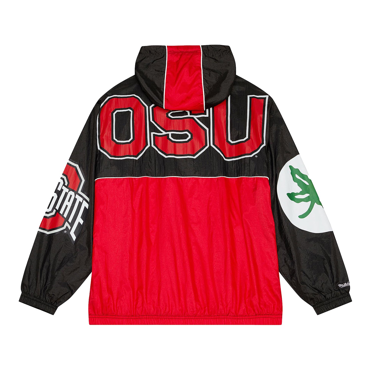 Ohio State Buckeyes Team OG Windbreaker Black Jacket - Back View