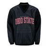Ohio State Buckeyes Wordmark Black Pullover Jacket