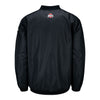 Ohio State Buckeyes Wordmark Black Pullover Jacket - Back View