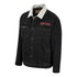 Ohio State Buckeyes Sherpa Denim Charcoal Jacket - In Gray - Front View