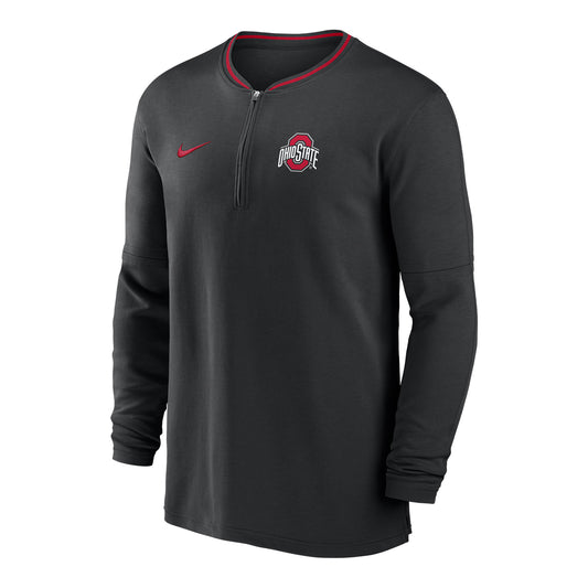 Ohio State Buckeyes Nike Dri-FIT Coach Black Jacket - Front View