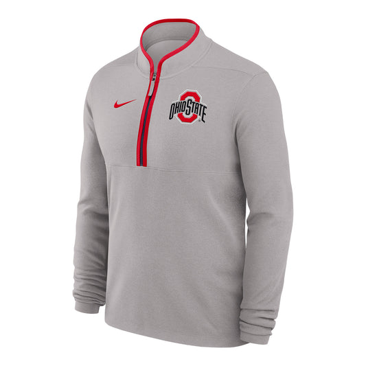 Ohio State Buckeyes Nike Victory Primary Logo 1/2 Zip - Front View