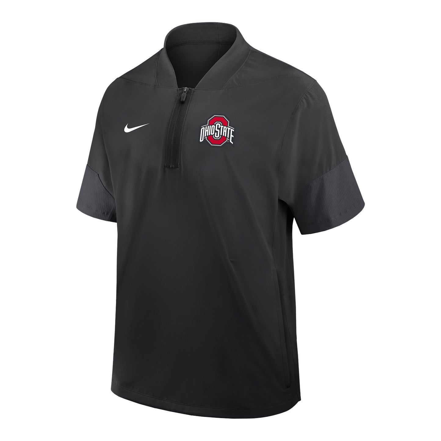 Ohio State Buckeyes Nike Lightweight Coaches Black Jacket - Front View