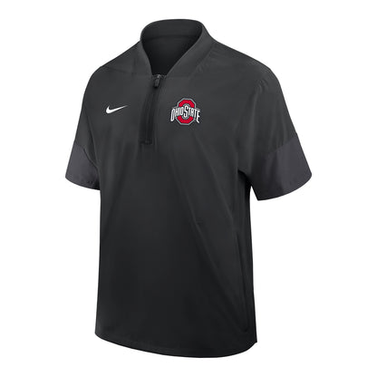 Ohio State Buckeyes Nike Lightweight Coaches Black Jacket - Front View