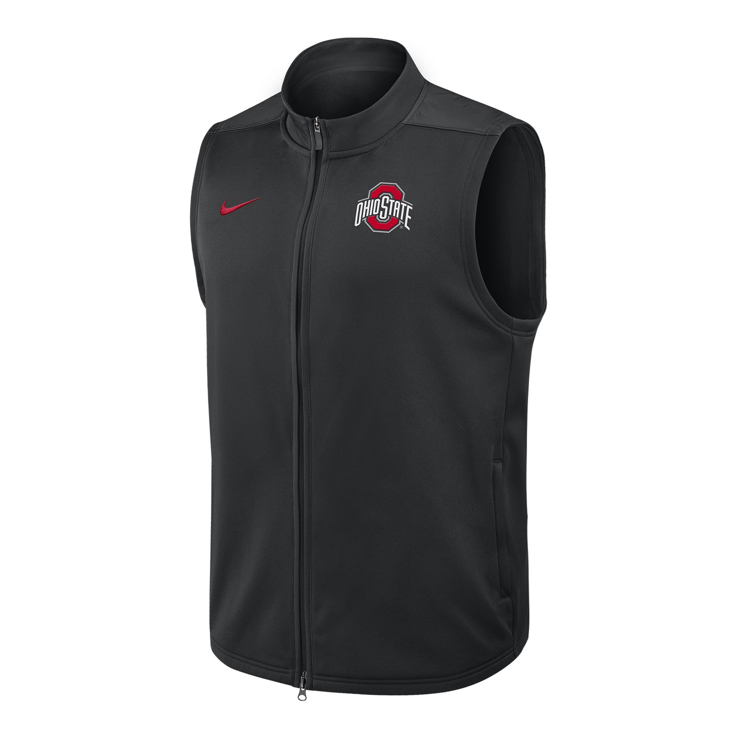Ohio State Buckeyes Nike Victory Vest In Black - Front View