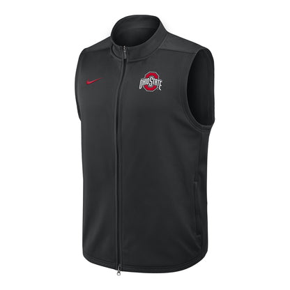 Ohio State Buckeyes Nike Victory Vest In Black - Front View