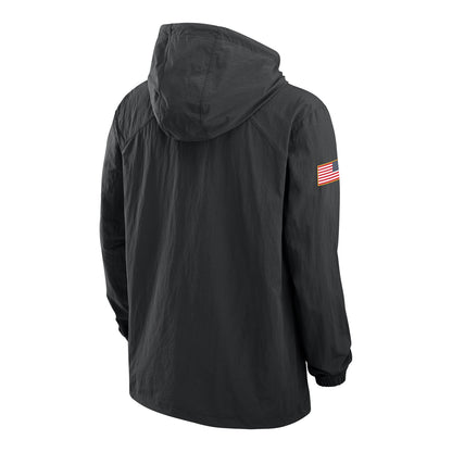 Ohio State Buckeyes Nike Our Honor Defend Military Jacket In Black - Back  View