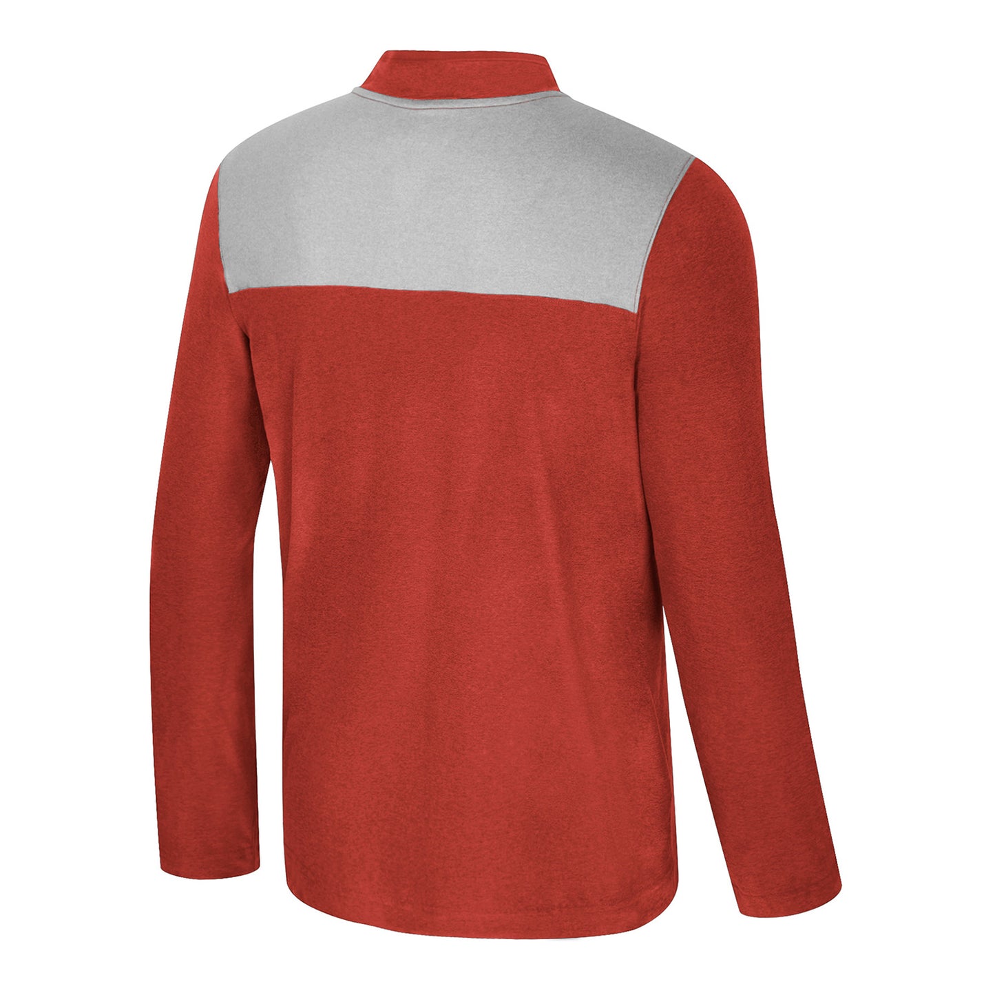 Ohio State Buckeyes Cloud 1/2 Zip Jacket In Red - Back View