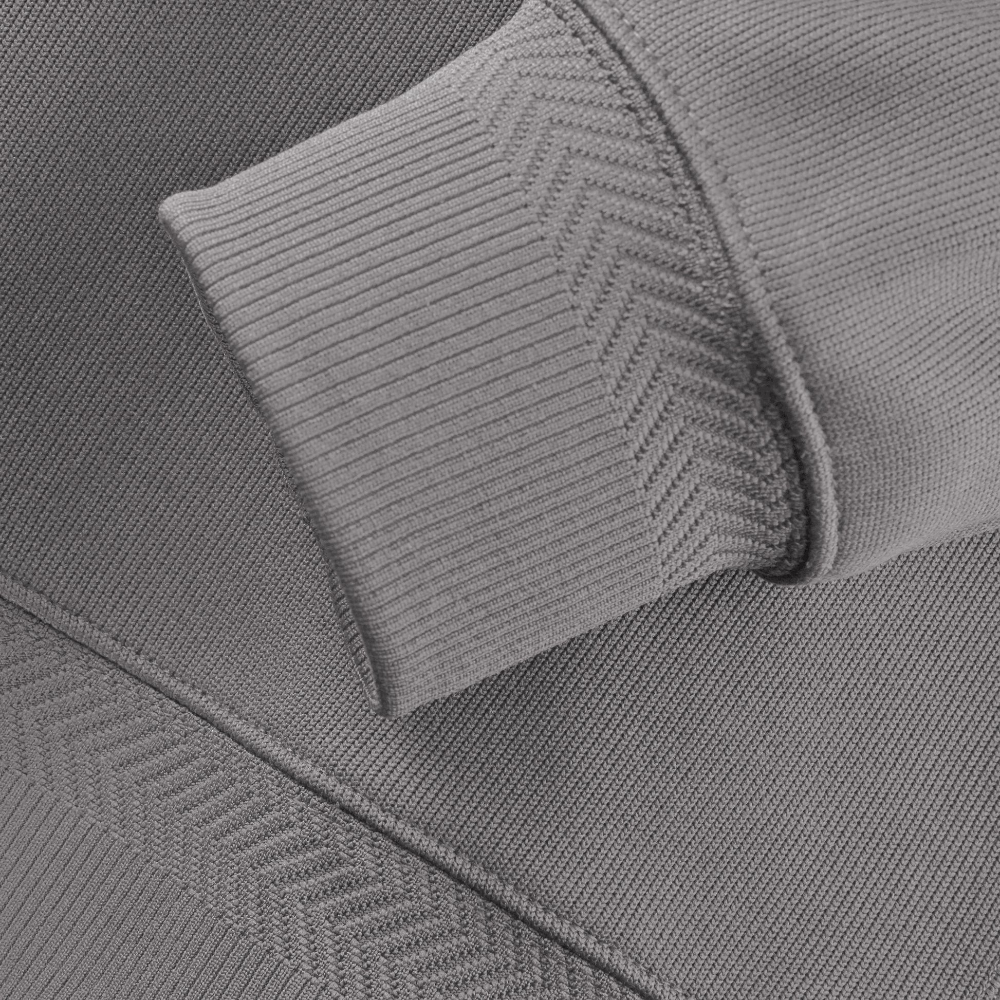 Ohio State Buckeyes Nike Coaches Quarter-Zip Jacket In Gray - Cuff View