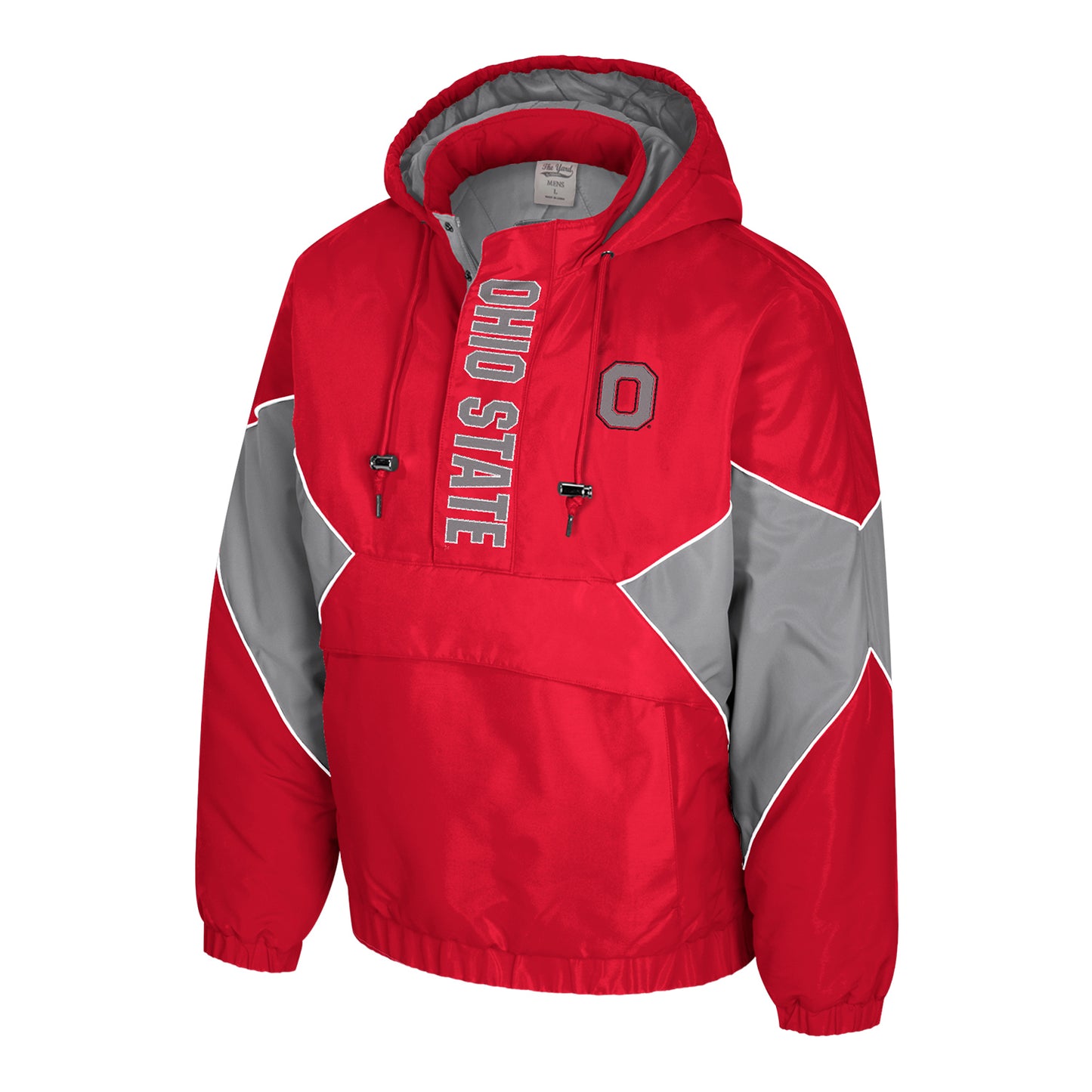 Ohio State Buckeyes Colosseum Richeset Man Jacket In Scarlet - Front View