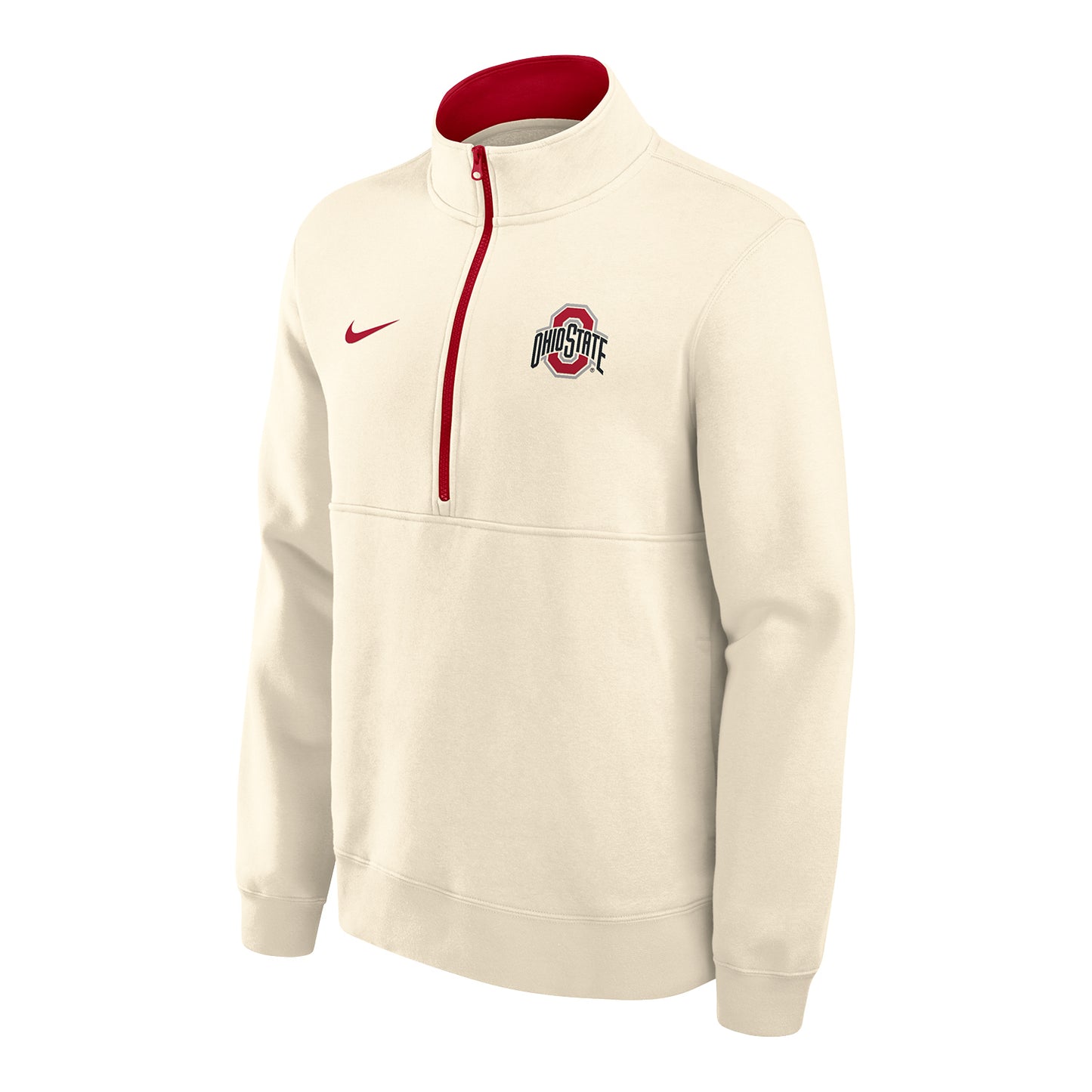 Ohio State Buckeyes Nike Primetime Club 1/2 Zip Pullover - Front View