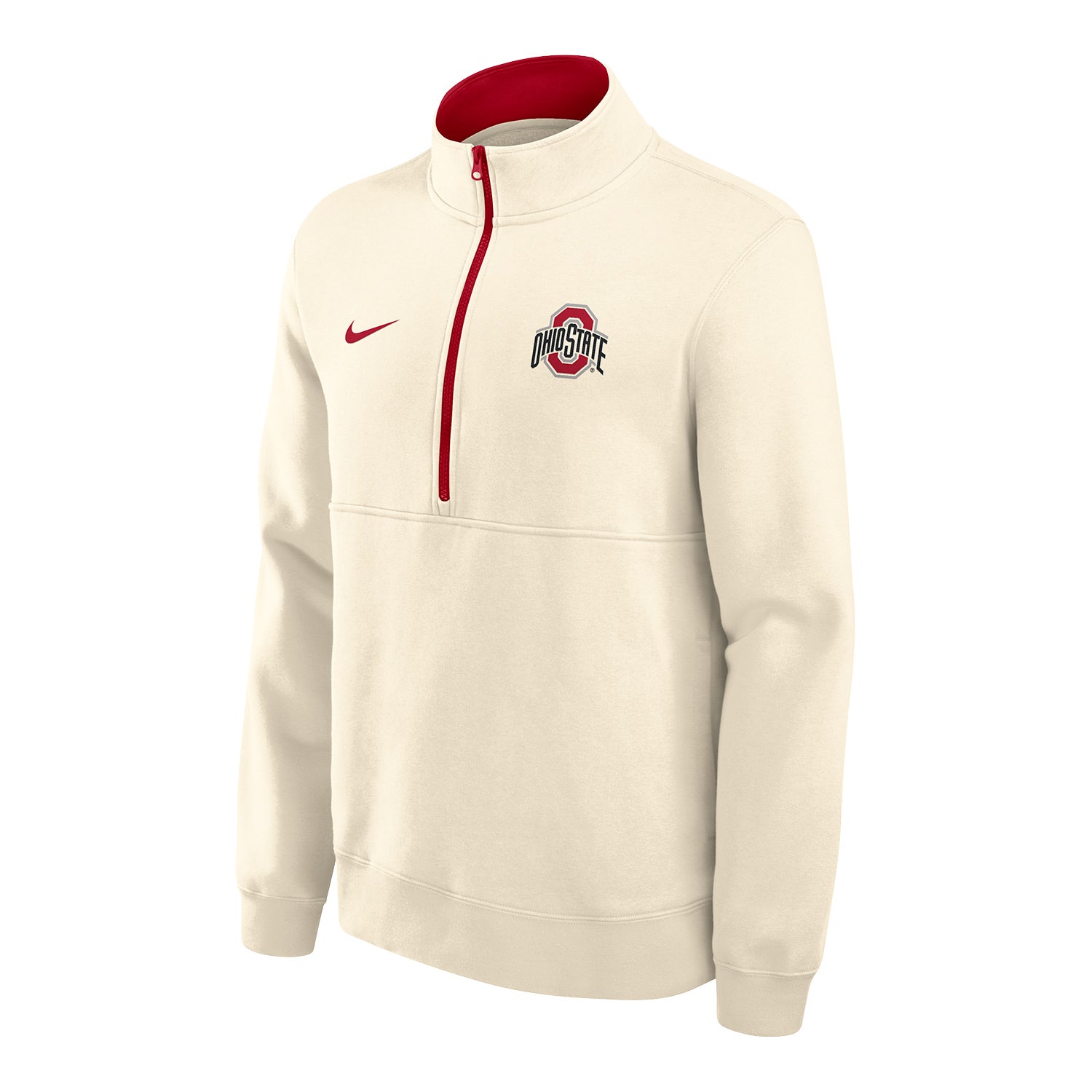 Ohio State Buckeyes Nike Primetime Club 1/2 Zip Pullover - Front View