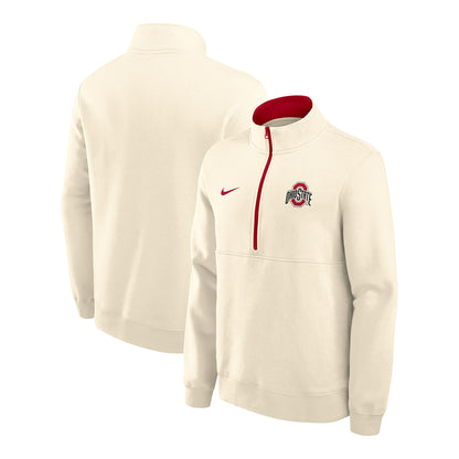 Ohio State Buckeyes Nike Primetime Club 1/2 Zip Pullover - Full View