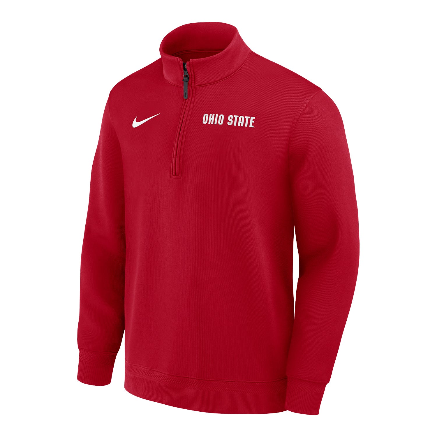 Ohio State Buckeyes Nike Dri-FIT Coach's Quarter-Zip - Front View
