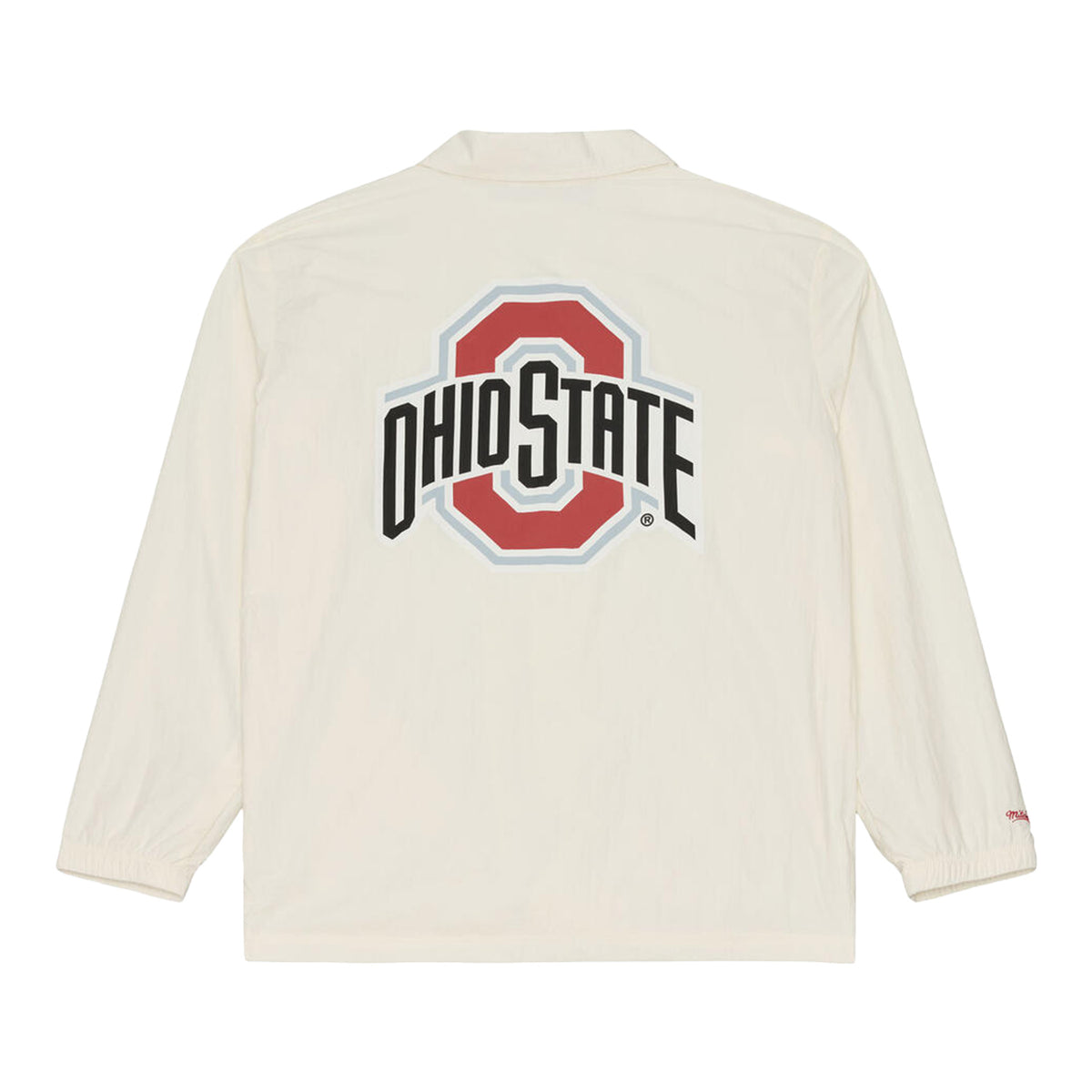 Ohio State Buckeyes M&N Retro Coach's Jacket - Back