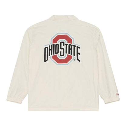 Ohio State Buckeyes M&N Retro Coach's Jacket - Back