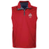 STAFF - Ohio State 1/4 Zip Vest - In Scarlet - Front View