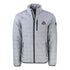 Ohio State Buckeyes Cutter & Buck Rainier PrimaLoft Eco Insulated Gray Full Zip Jacket - Front View